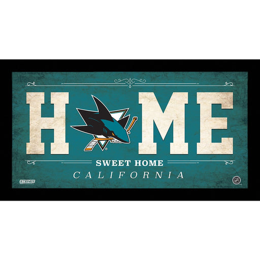 San Jose Sharks 6x12 Home Sweet Home Sign