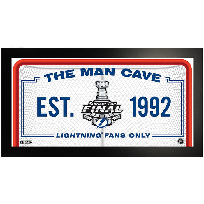 Tampa Bay Lightning Stanley Cup Finals Man Cave 10x20 Framed Photo