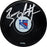 Brian Leetch Rangers Autograph Puck