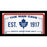 Toronto Maple Leafs Man Cave Sign 10x20 Framed Photo