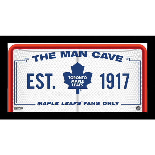 Toronto Maple Leafs Man Cave Sign 6x12 Framed Photo