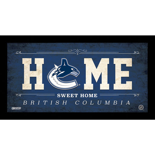 Vancouver Canucks 6x12 Home Sweet Home Sign