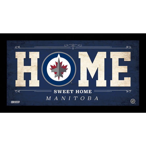 Winnipeg Jets 6x12 Home Sweet Home Sign