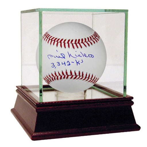 Phil Niekro Signed MLB Baseball w 3342 K?€™s Insc