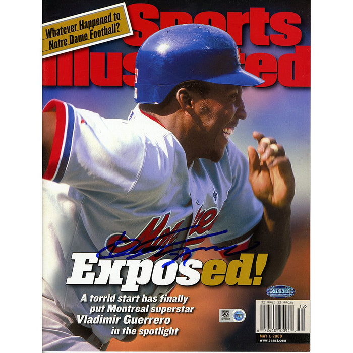 Vladmir Guerrero Signed 512000 Sports Illustrated Magazine (MLB Auth)