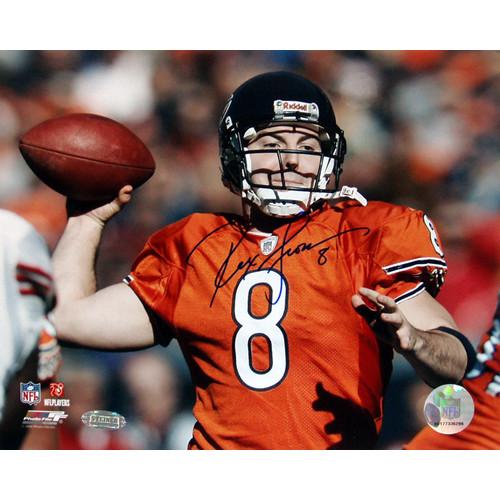 Rex Grossman Throw in Orange Jersey 8x10 Photograph