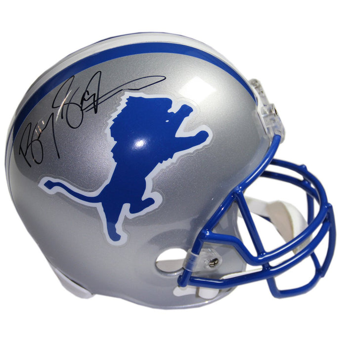 Barry Sanders Signed Detroit Lions Full-Size Replica Helmet