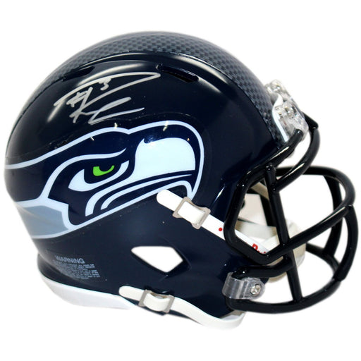 Russell Wilson Seattle Seahawks Signed Speed Mini-Helmet (Russell Wilson Auth)