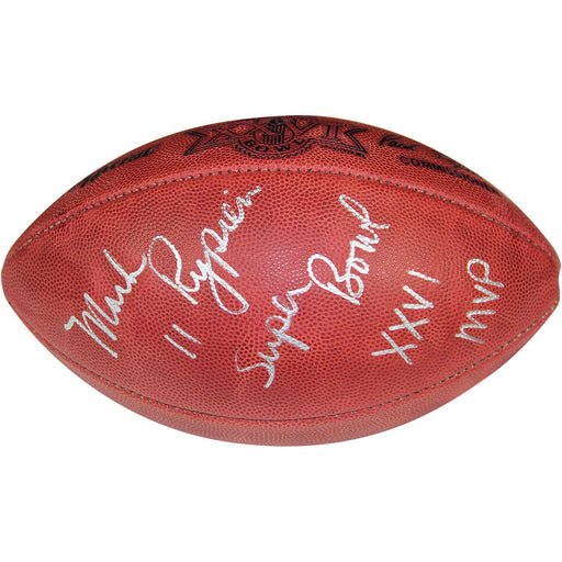 Mark Rypien Signed SB XXVI Football wSB XXVI MVP Inscription