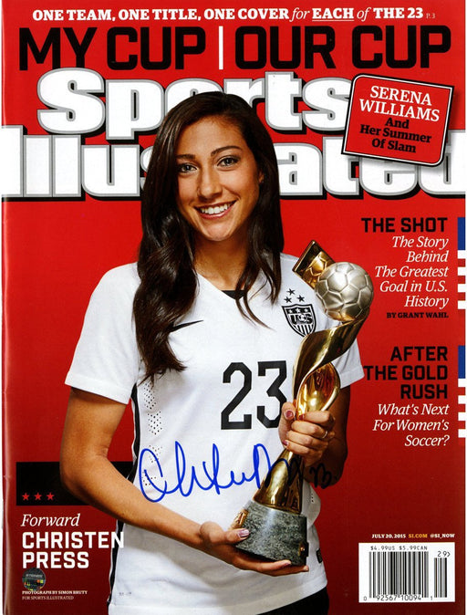 Christen Press Signed Sports Illustrated 2015 World Cup Edition 7/20/2015