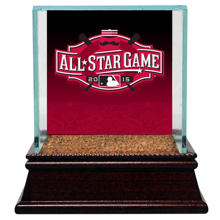 2015 All-Star Game Logo Glass Baseball Case