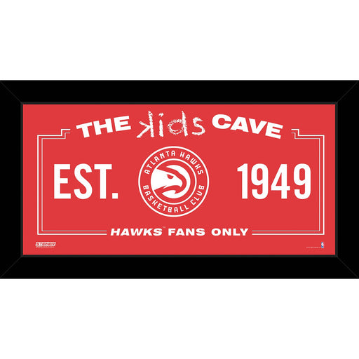 Atlanta Hawks 10x20 Kids Cave Sign