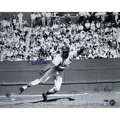 Bob Gibson Follow Thru Horizontal 16x20 Photo Signed by Photographer Ken Regan