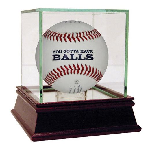 Brandon Steiner You Gotta Have Balls Baseball w engravings