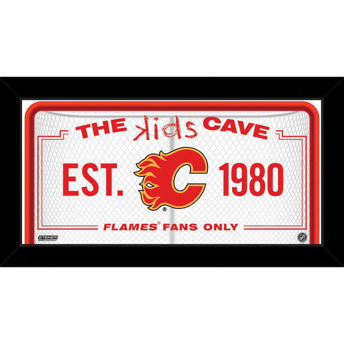 Calgary Flames 6x12 Kids Cave Sign