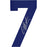 Carmelo Anthony Signed Blue 7 Jersey Number