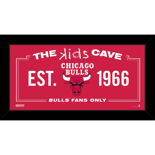 Chicago Bulls 6x12 Kids Cave Sign