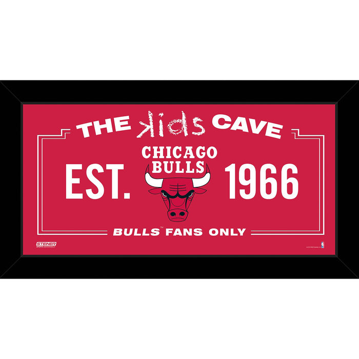 Chicago Bulls 6x12 Kids Cave Sign