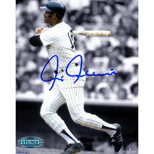 Chris Chambliss Batting BW Signed 4x6 Photo