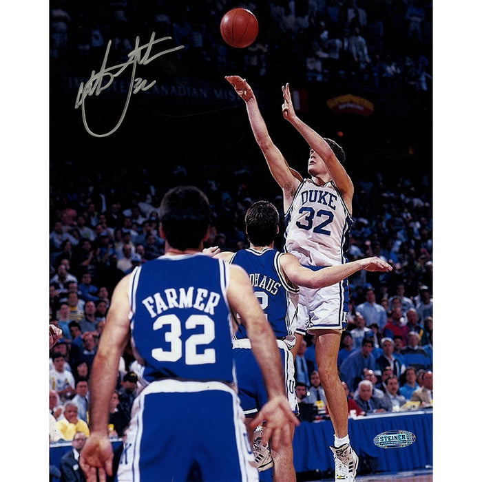 Christian Laettner Signed Game-Winning Basket in Overtime Over Kentucky 8x10 Photo