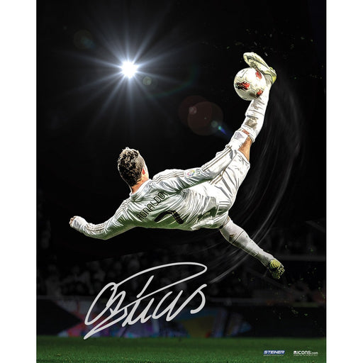 Cristiano Ronaldo Signed Bicycle Kick 16x20 Photo (Icon Auth)