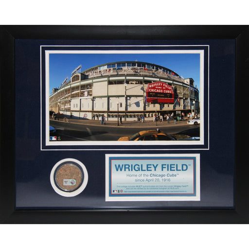 Cubs- Wrigley Field 2010 Framed Mini Dirt Collage