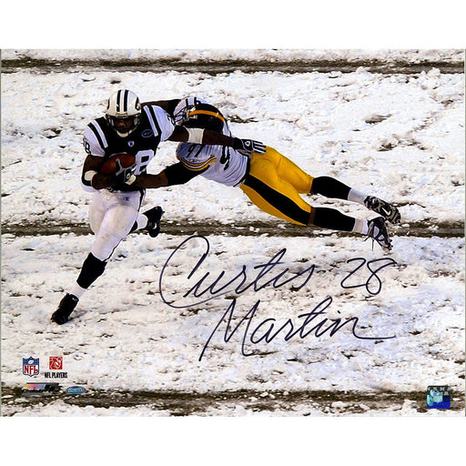 Curtis Martin New York Jets Breaking Tackle in Snow vs. Steelers Horizontal 16x20 Photo