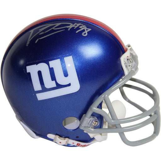 Damontre Moore Signed New York Giants Mini Helmet