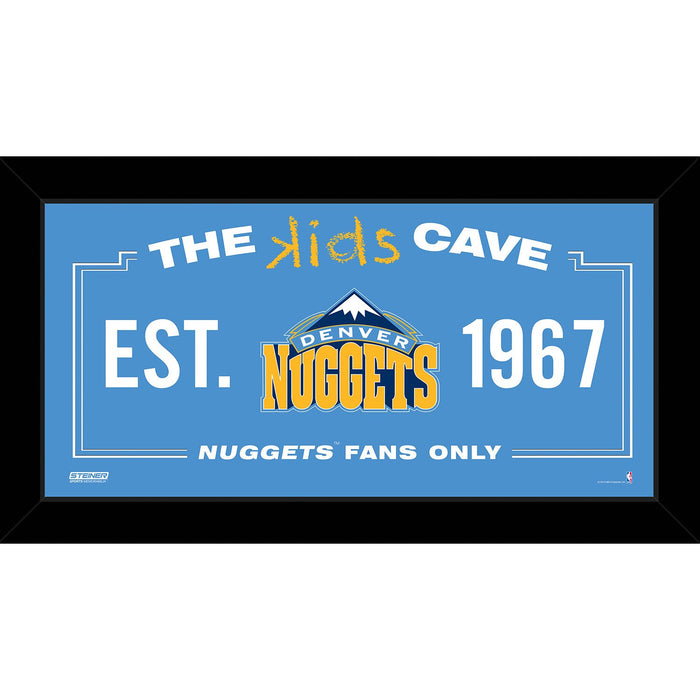 Denver Nuggets 6x12 Kids Cave Sign