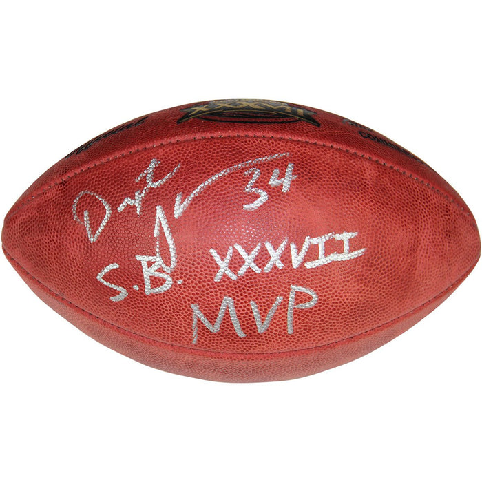 Dexter Jackson Signed SB XXXVII Football w SB XXXVII MVP Insc.