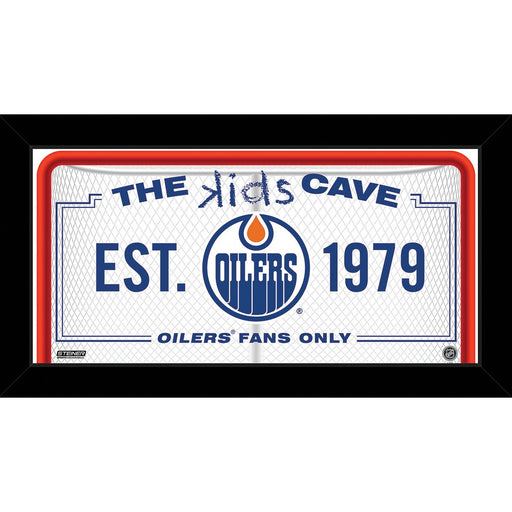 Edmonton Oilers 6x12 Kids Cave Sign