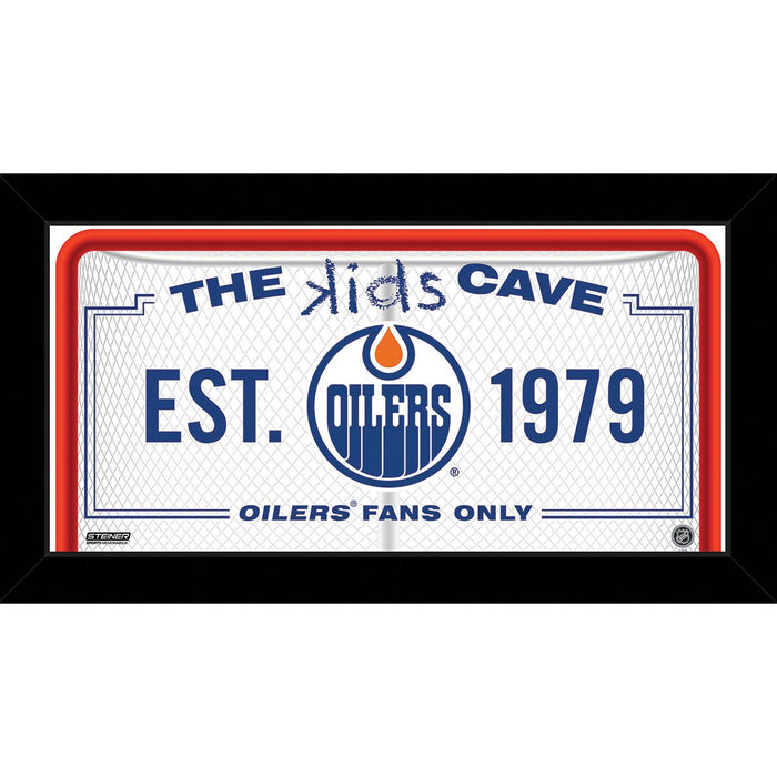 Edmonton Oilers 6x12 Kids Cave Sign