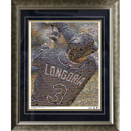 Evan Longoria Tampa Bay Devil Rays Mosaic Framed 16x20 Photo (Ltd of 1000)