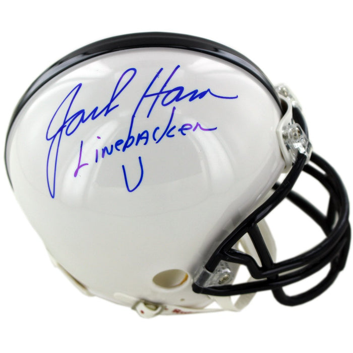 Jack Ham Signed Penn State Mini Helmet w Linebacker U Insc