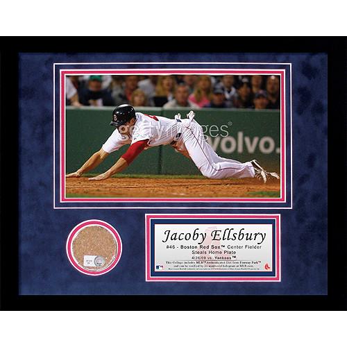 Jacoby Ellsbury Red Sox Mini dirt Collage