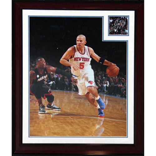 Jason Kidd Autographed Knick Debut 16x20 Collage with Split Matte (18x22 - 7557)