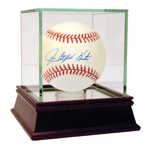 Jim Catfish Hunter Signed Baseball (PSADNA)