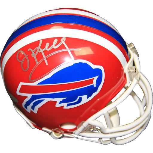 Jim Kelly Signed Red Buffalo Bills Mini Helmet