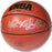 Larry Bird and Magic Johnson Dual Signed IO Basketball (Signed in Silver)