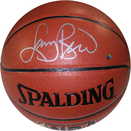 Larry Bird Signed IO Basketball (Signed In Silver)