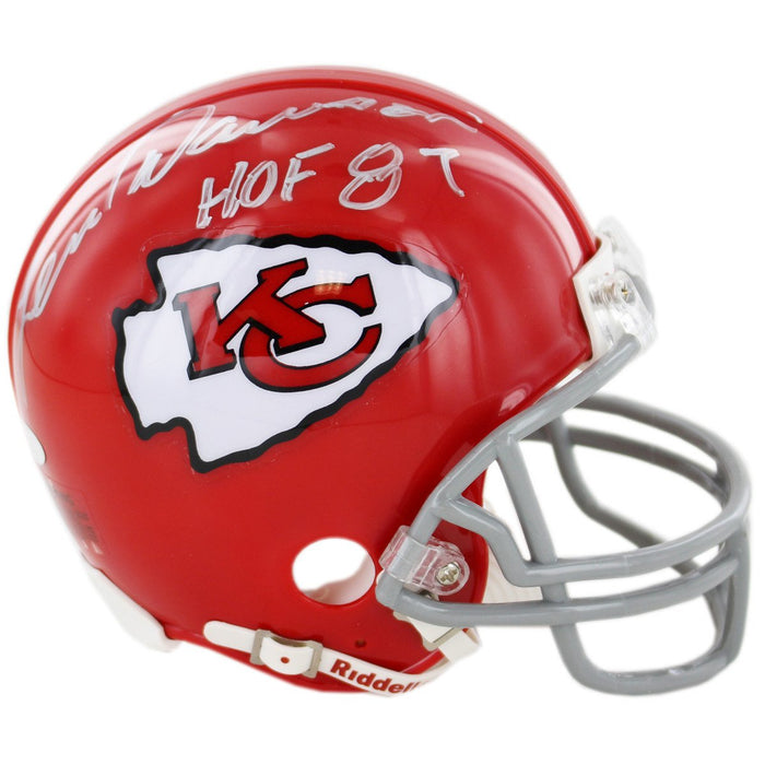 Len Dawson Chiefs Replica Mini Helmet w HOF 87 Insc.