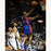 Lindsey Hunter Pistons Blue Jersey Layup vs Spurs Vertical 8x10