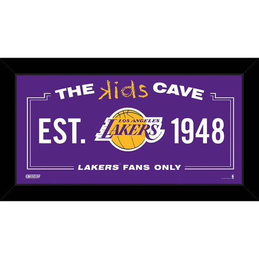 Los Angeles Lakers 10x20 Kids Cave Sign