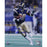 Marshall Faulk Rams Rushing Head On Blue Jersey Vertical 16x20 Photo w HOF 20XI Insc.