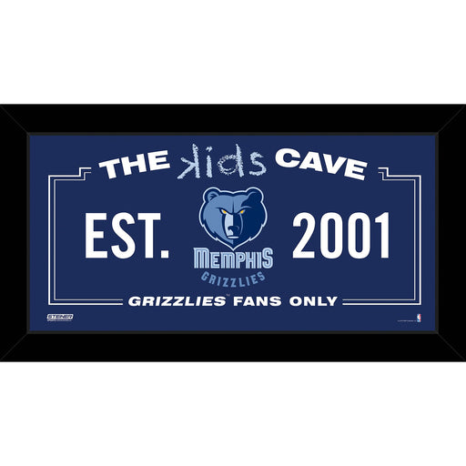 Memphis Grizzlies 6x12 Kids Cave Sign