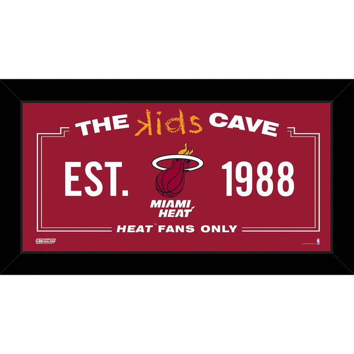 Miami Heat 10x20 Kids Cave Sign