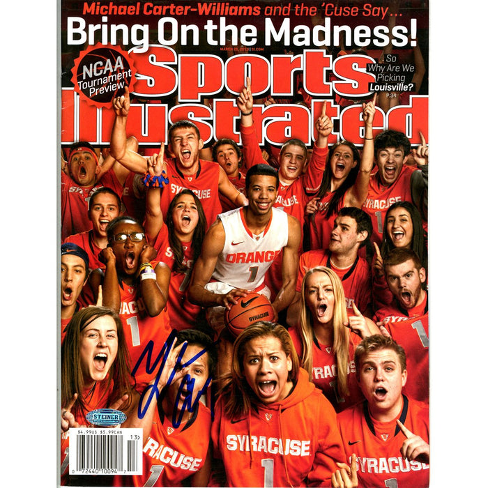 Michael Carter-Williams Signed 32513 Sports Illustrated Magazine No Label