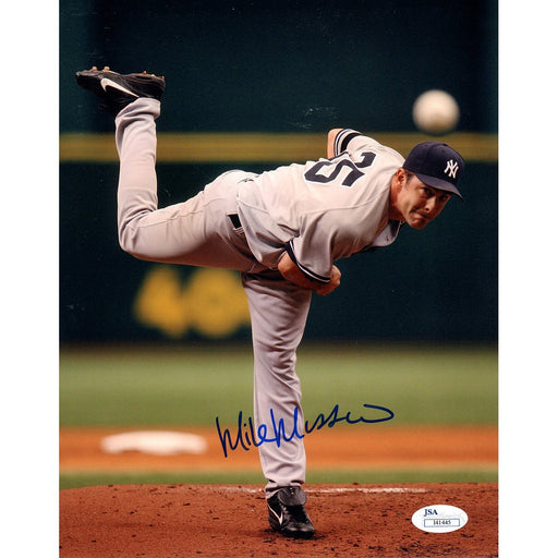 Mike Mussina Signed Follow Through 8x10 Photo (JSA)