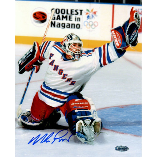 Mike Richter Glove Save Vertical 8x10 Photo