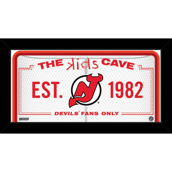 New Jersey Devils 10x20 Kids Cave Sign